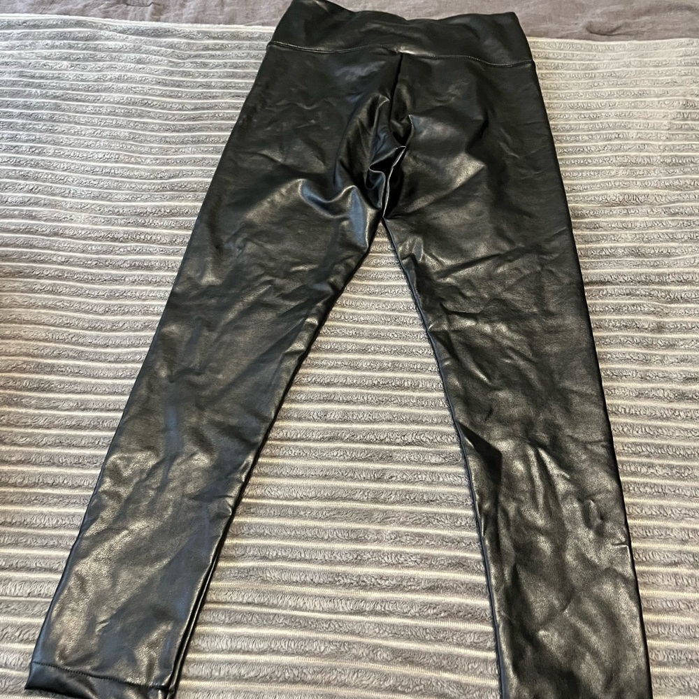 Fashion Nova Black Faux Leather Leggings